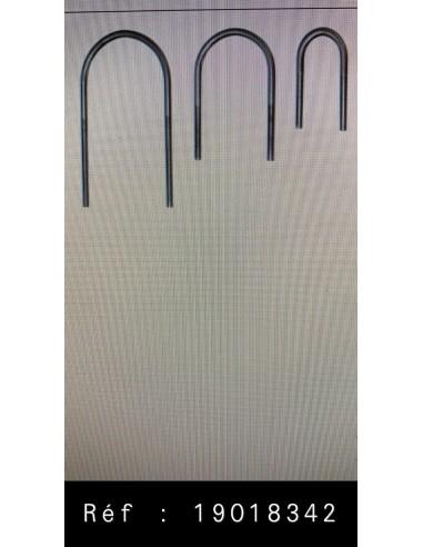 ETRIER INOX D8 26/34 H82