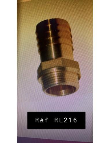 RACCORD DROIT POLYETHYLENE M 20/27