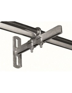 SUPPORT MURAL L500MM TUBE HORI