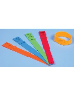 BRACELET PVC 37 CM JAUNE